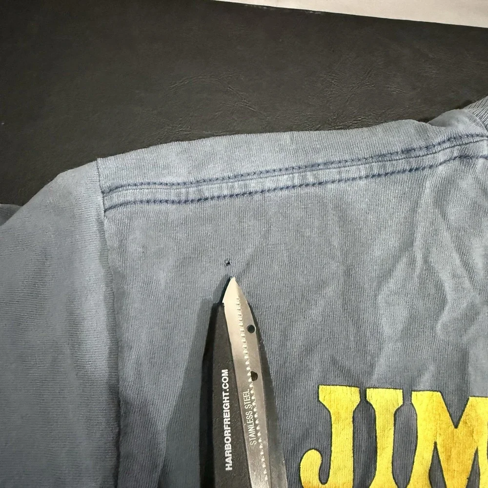 VTG Jimmy Buffett 2002‎ Far Side of the World Tour T-Shirt Blue Sz L Distressed